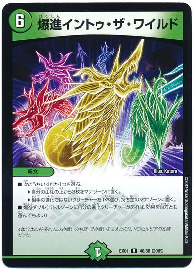 デュエル・マスターズ 爆進イントゥ・ザ・ワイルド[DMEX01][EX01 40/80 [2009]][R]